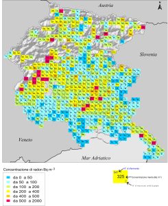 concentrazione Radon in Friuli - periodo Settembre 2005 – Settembre 2006